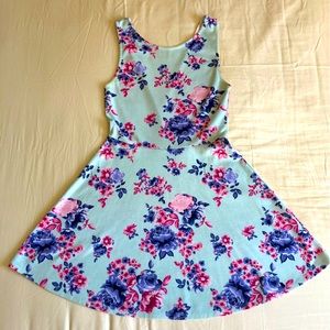 Divided F21 Floral Skater Dress